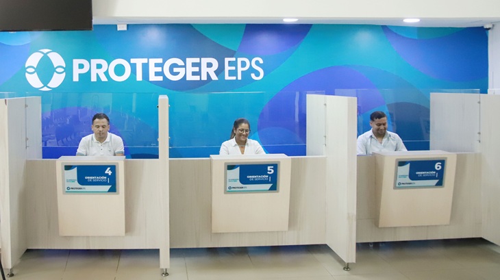 Informativo institucional con la Misión de la entidad de salud Proteger EPS